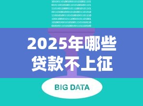 2025年哪些贷款不上征信和大数据，分享5个正规小额贷款平台