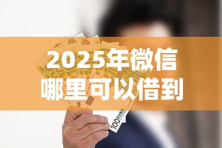 2025年微信哪里可以借到钱，整合五个类似爱用商城的口子