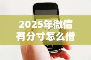 2025年微信有分寸怎么借钱给别人，推荐五个借款平台好借钱利息低