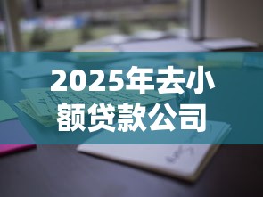 2025年去小额贷款公司贷款三无可以吗？公布五个无需个人征信的借款平台