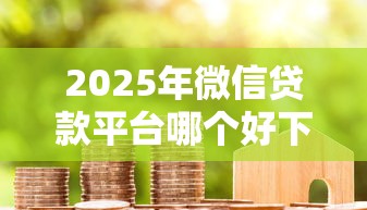 2025年微信贷款平台哪个好下款？罗列五个网贷保单贷最好的平台