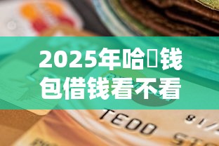 2025年哈啰钱包借钱看不看征信？试试这5个网上平台贷款