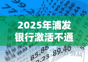 2025年浦发银行激活不通过？看看这5个网贷口子风控不严的平台