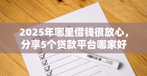 2025年哪里借钱很放心，分享5个贷款平台哪家好