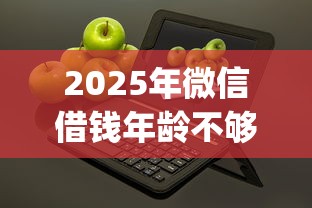 2025年微信借钱年龄不够怎么开：推荐5个真正无视逾期大数据的网贷app
