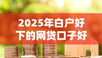2025年白户好下的网贷口子好下款吗，整理五个黑口子贷款秒过的口子