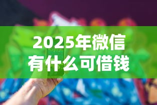 2025年微信有什么可借钱的：整合5个汽车网贷平台
