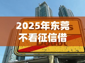 2025年东莞不看征信借款公司，推荐五个17岁可以贷款的平台