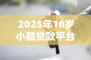 2025年18岁小额贷款平台好下款，公布5个58岁可以贷款的口子