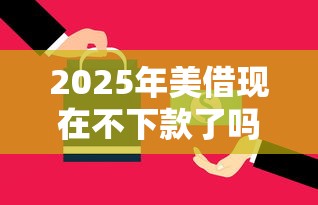 2025年美借现在不下款了吗？罗列5个容易借钱的平台