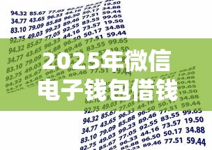 2025年微信电子钱包借钱，分享五个黑户借1000借款平台能放款