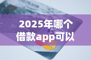 2025年哪个借款app可以分36期还款？整理五个2025放水口子