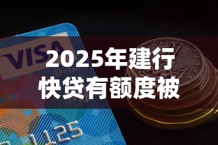 2025年建行快贷有额度被拒？看看这五个比较好贷款的平台