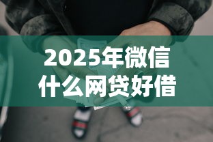 2025年微信什么网贷好借钱的，公布五个借款平台借钱容易通过