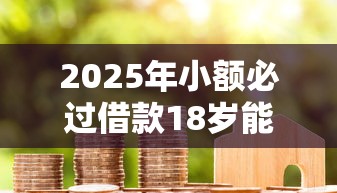 2025年小额必过借款18岁能贷款吗，整理五个有那些贷款平台不需要看征信