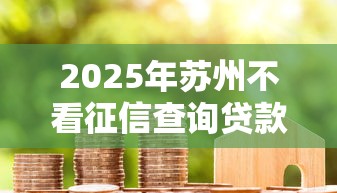 2025年苏州不看征信查询贷款？梳理5个小米贷款平台