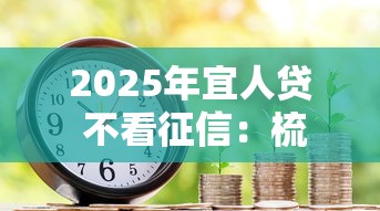 2025年宜人贷 不看征信：梳理5个房产抵押贷款平台