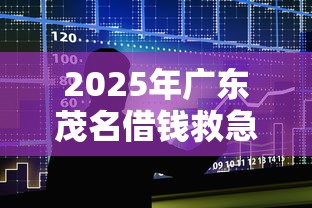 2025年广东茂名借钱救急？整合五个贷款利率低的平台