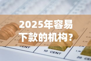 2025年容易下款的机构？公布5个黑户逾期必下网贷app名单