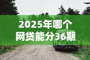 2025年哪个网贷能分36期：试试这5个有车在平台好贷款