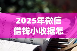 2025年微信借钱小收据怎么开的：试试这5个20岁借钱不求征信速借口子
