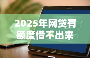 2025年网贷有额度借不出来怎么办，推荐5个公积金快速贷款软件