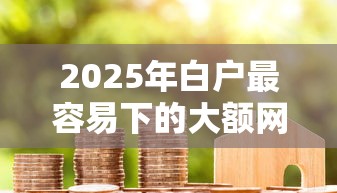 2025年白户最容易下的大额网贷有哪些？分享5个无视综合评分不足的网贷