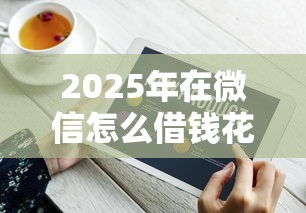 2025年在微信怎么借钱花钱：罗列5个秒下700芝麻分贷款平台