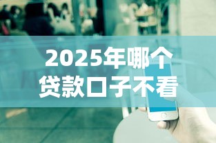 2025年哪个贷款口子不看征信：公布五个12月能贷款的口子