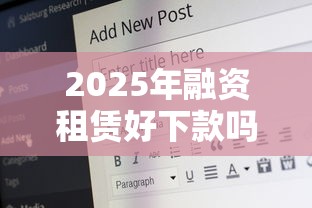 2025年融资租赁好下款吗安全吗？公布5个门槛低易下款平台