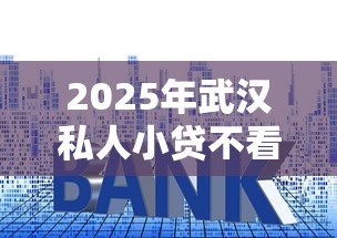 2025年武汉私人小贷不看征信？推荐五个利率低的贷款平台