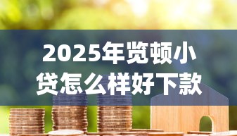 2025年览顿小贷怎么样好下款吗？整合5个黑户成功获取大额贷款的app