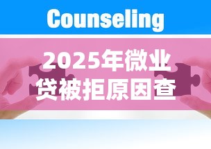 2025年微业贷被拒原因查询：梳理五个2025互联网正规持牌贷款平台
