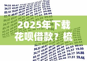 2025年下载花呗借款？梳理五个宁银消金是什么贷款平台