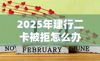 2025年建行二卡被拒怎么办，整合五个黑户能过的网贷平台