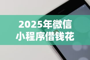 2025年微信小程序借钱花是真的吗：推荐五个2424平台百分百可以借到钱