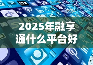 2025年融享通什么平台好下款，分享5个征信查询多能下款的平台