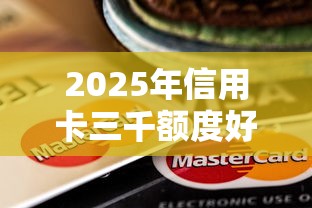 2025年信用卡三千额度好下款吗，看看这五个十大网络贷款平台排名不分先后