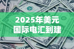 2025年美元国际电汇到建行被拒？梳理5个大数据黑了能借款的平台