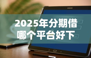 2025年分期借哪个平台好下款啊：整合五个不审核直接下款的口子