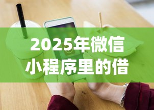 2025年微信小程序里的借钱通：推荐五个19岁贷款容易过审批的app