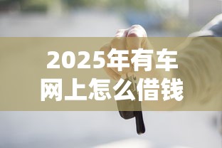 2025年有车网上怎么借钱？整理五个平台借款容易贷款
