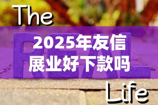2025年友信展业好下款吗：整合五个十八岁贷款秒过平台