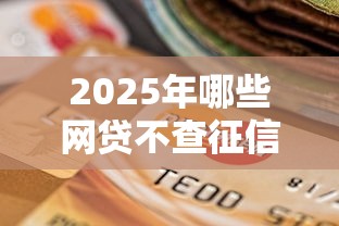 2025年哪些网贷不查征信：推荐5个逾期贷款平台