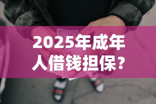2025年成年人借钱担保？试试这5个网贷监管平台
