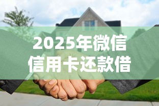 2025年微信信用卡还款借钱？试试这五个中小企业贷款平台