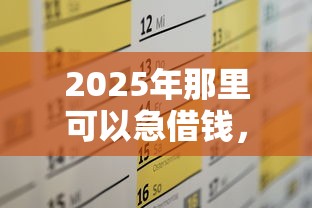 2025年那里可以急借钱，分享五个私人贷款平台