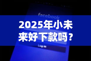 2025年小未来好下款吗？梳理五个黑了还能贷款平台