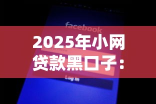 2025年小网贷款黑口子：整理5个不看征信查询的平台