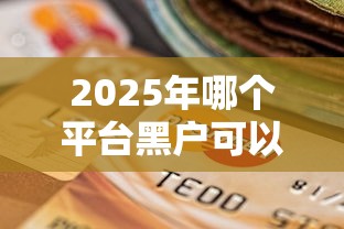2025年哪个平台黑户可以借钱，罗列五个不看综合信用评分能下款的软件
